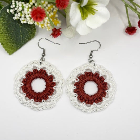 2 RENGAS - virkatut korvakorut