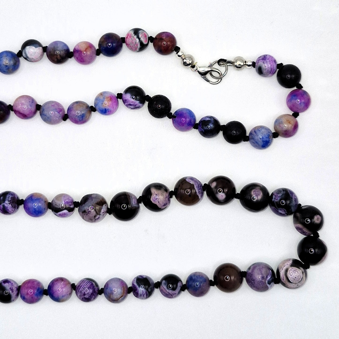 AGATE Stone Necklace 86cm - Long Statement Power Jewelry Layered