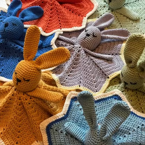 UNIPUPU Lila - Virkattu Puuvillalangasta Käsityönä