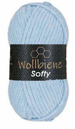 Wollbiene Softy Chenille Lanka 100g - Super Bulky Pehmeä Samettilanka