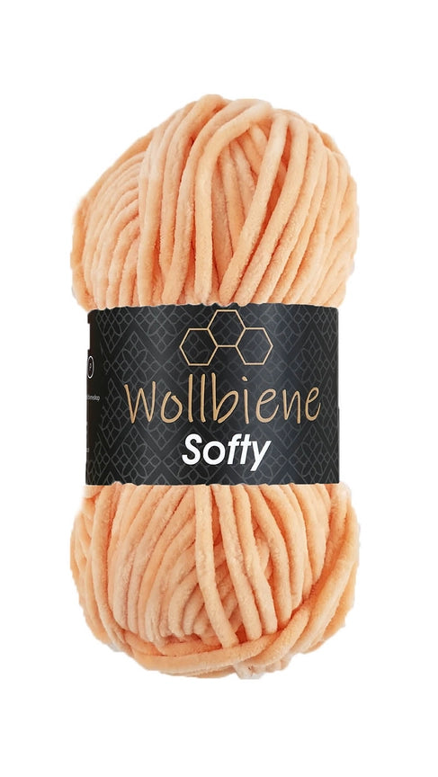 Wollbiene Softy Chenille Lanka 100g - Super Bulky Pehmeä Samettilanka