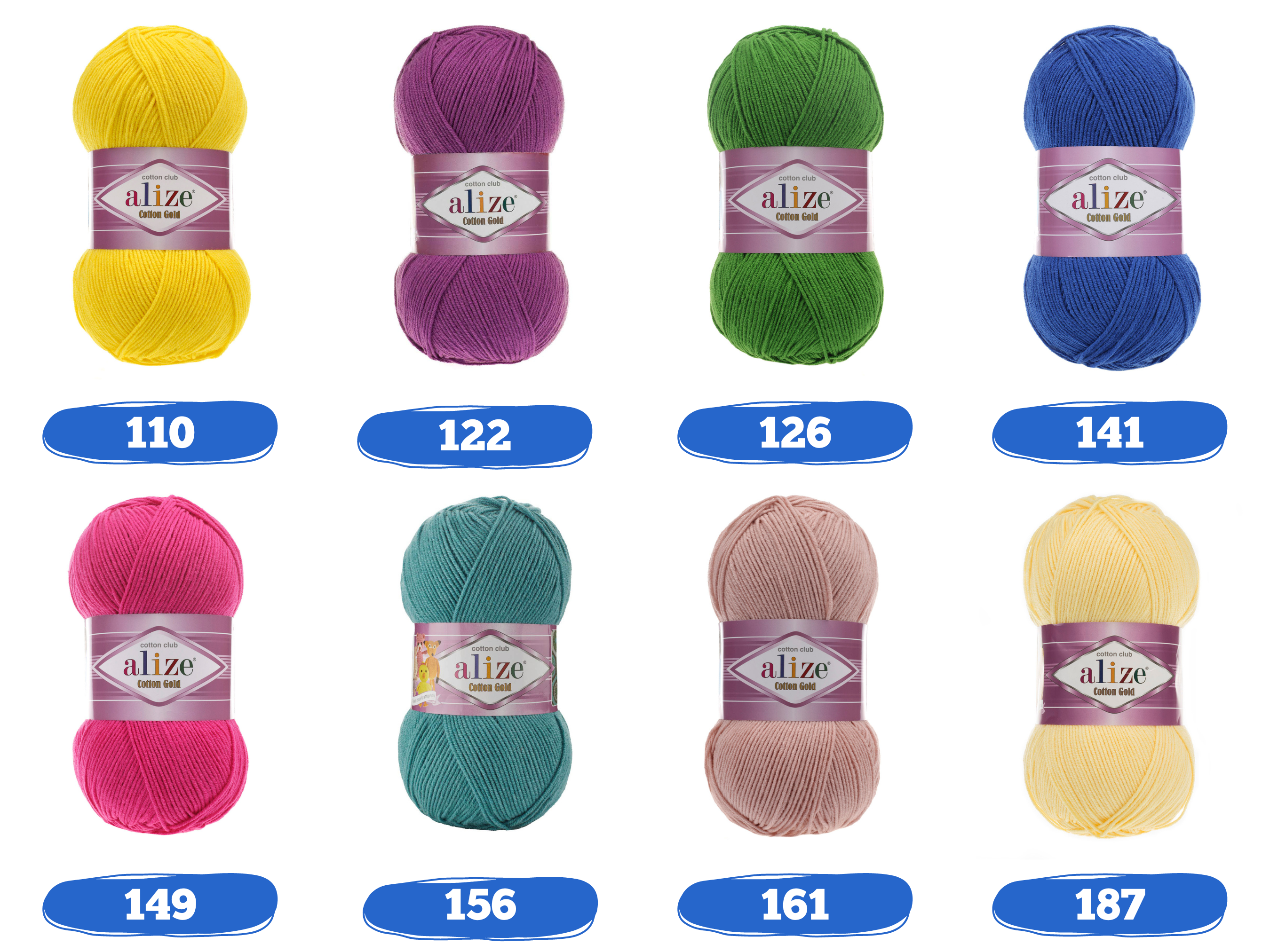 Alize Cotton Gold lanka, Merseröity puuvillalanka, Amigurumi