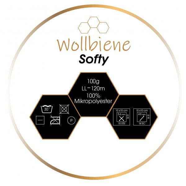 Wollbiene Softy Chenille Lanka 100g - Punainen-oranssi 48