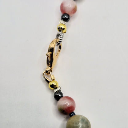 ELÄMÄNPUU - Howliitti & Onyx Kaulakoru 52cm