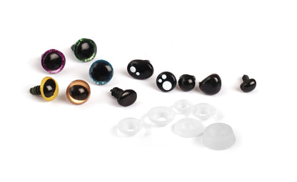 Amigurumi Turvasilmät ja Nenät - 40 kpl setti