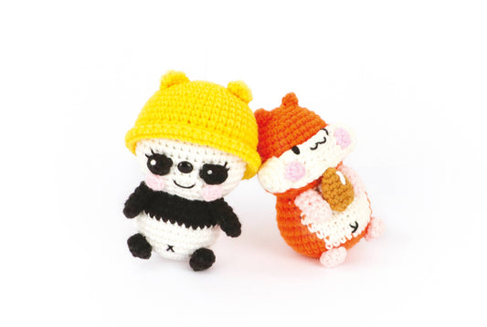 Yellow cotton yarn 27g approx. 55m - Amigurumi