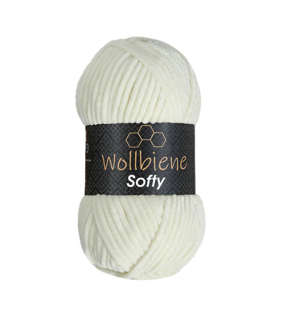 Wollbiene Softy Chenille Lanka 100g - Super Bulky Pehmeä Samettilanka