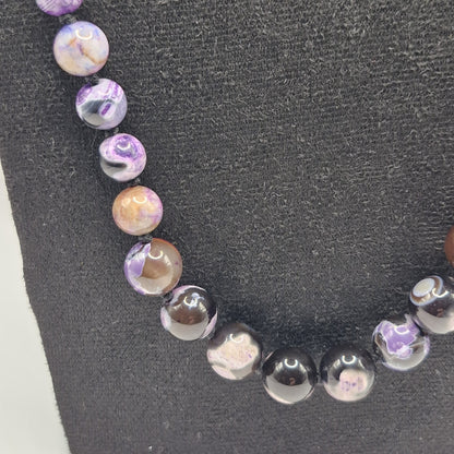 AGATE Stone Necklace 86cm - Long Statement Power Jewelry Layered