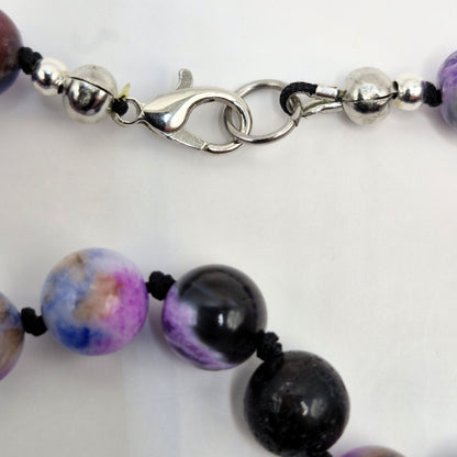 AGATE Stone Necklace 86cm - Long Statement Power Jewelry Layered