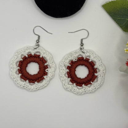 3 RENGAS - virkatut korvakorut