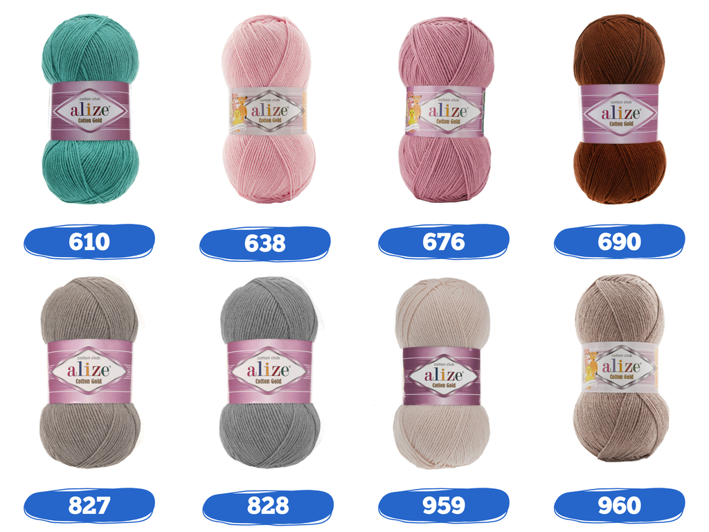 Alize Cotton Gold lanka, Merseröity puuvillalanka, Amigurumi