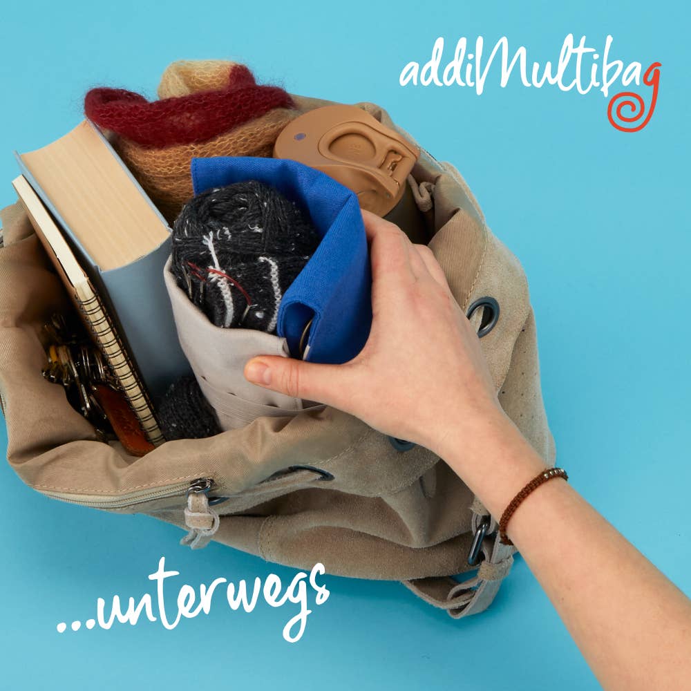 Addi Multibag Canvas Needle and Hook Case - Knitting Equipment Storage