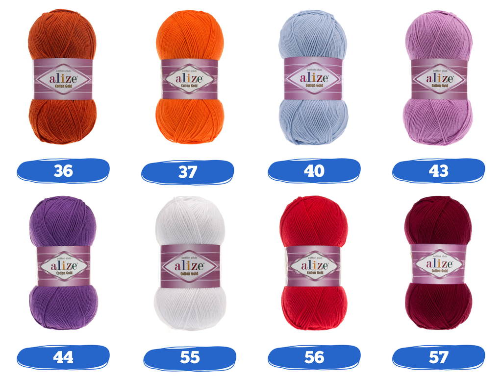 Alize Cotton Gold lanka, Merseröity puuvillalanka, Amigurumi