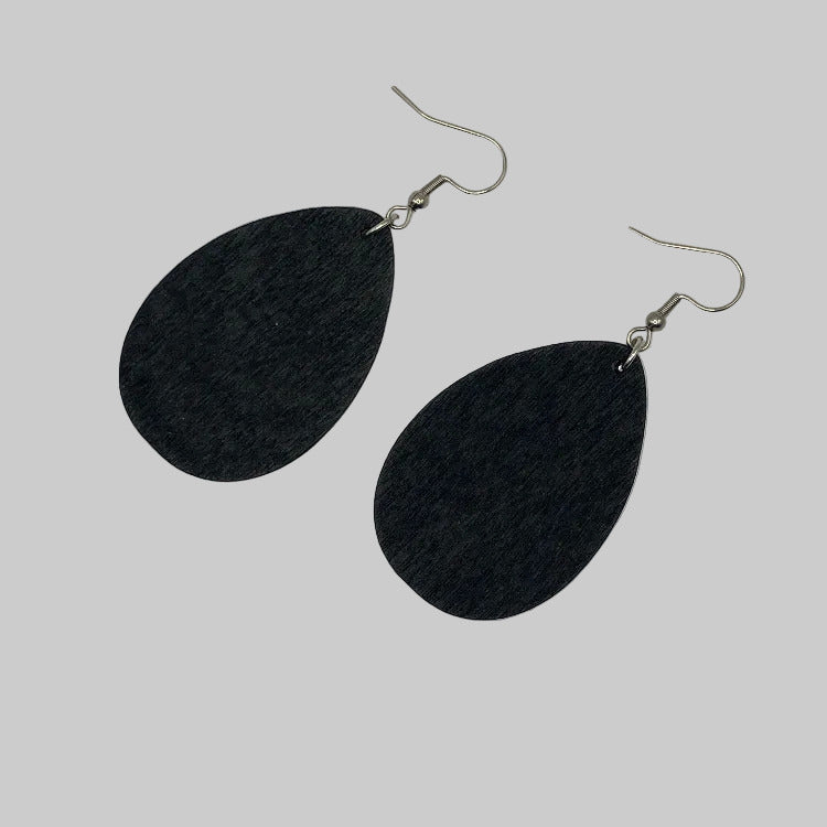 PUPU Örhängen Tillverkade av Plywood - Söta Djurörhängen