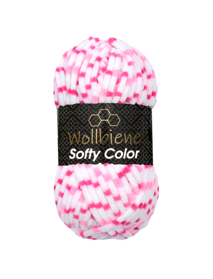 Wollbiene Softy Color Chenille Wool 100g - Pehmeä Neulonta Lanka
