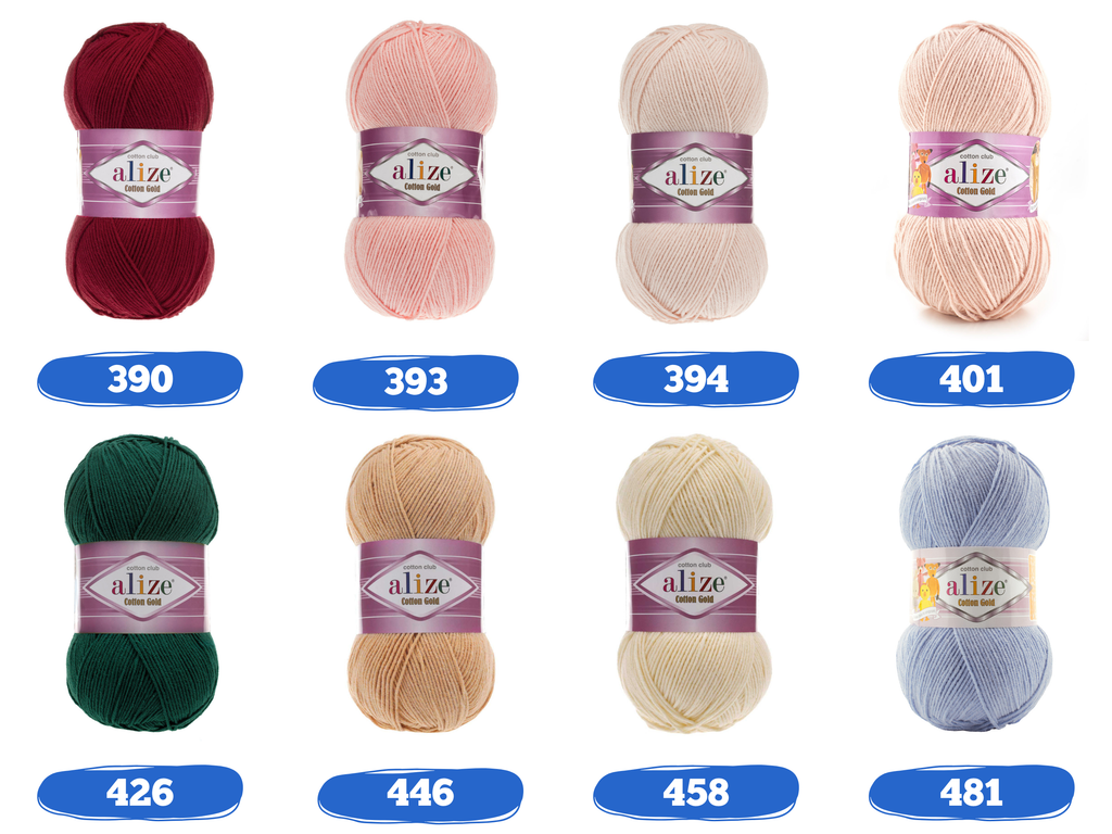 Alize Cotton Gold lanka, Merseröity puuvillalanka, Amigurumi