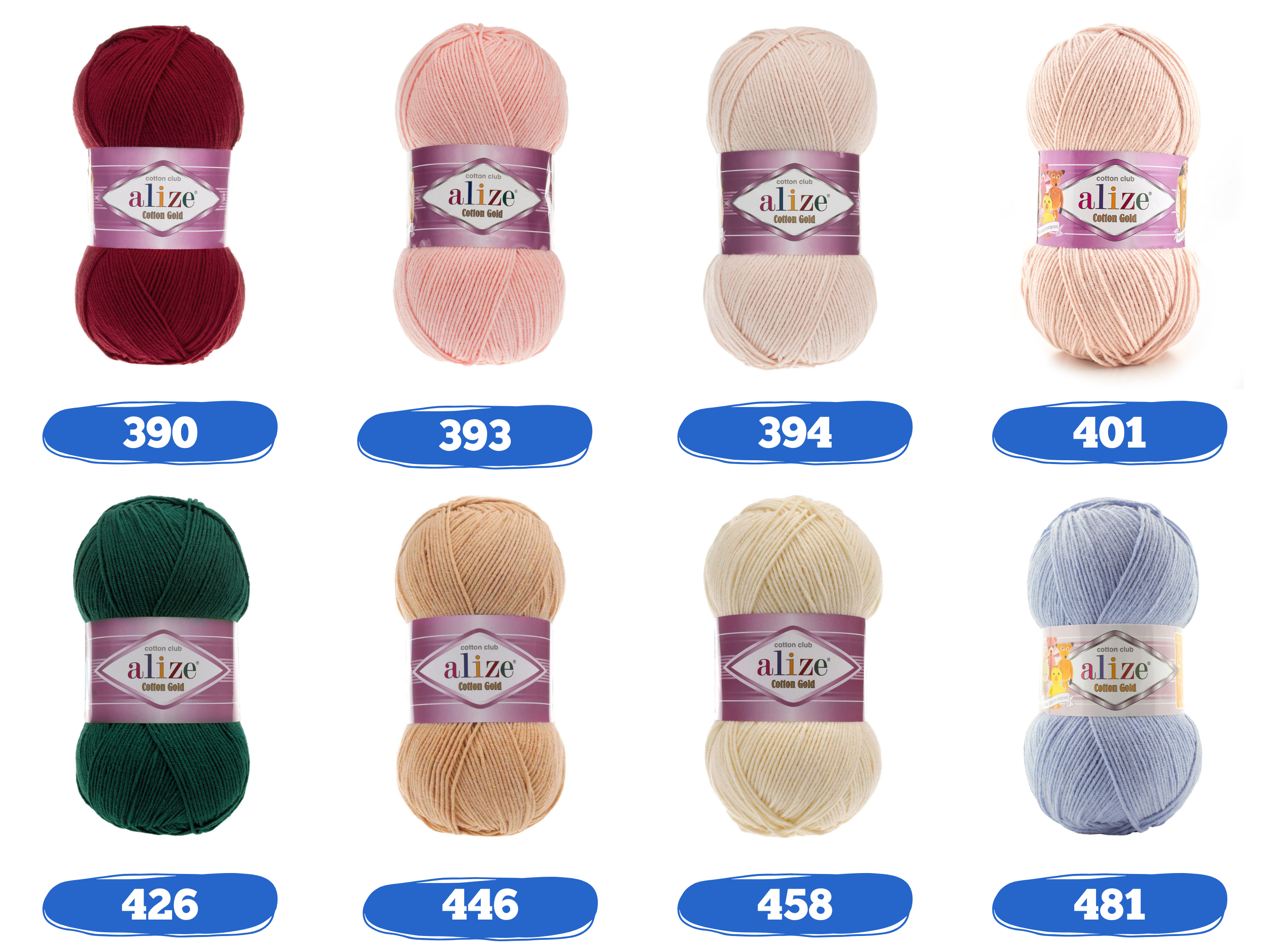 Alize Cotton Gold lanka, Merseröity puuvillalanka, Amigurumi