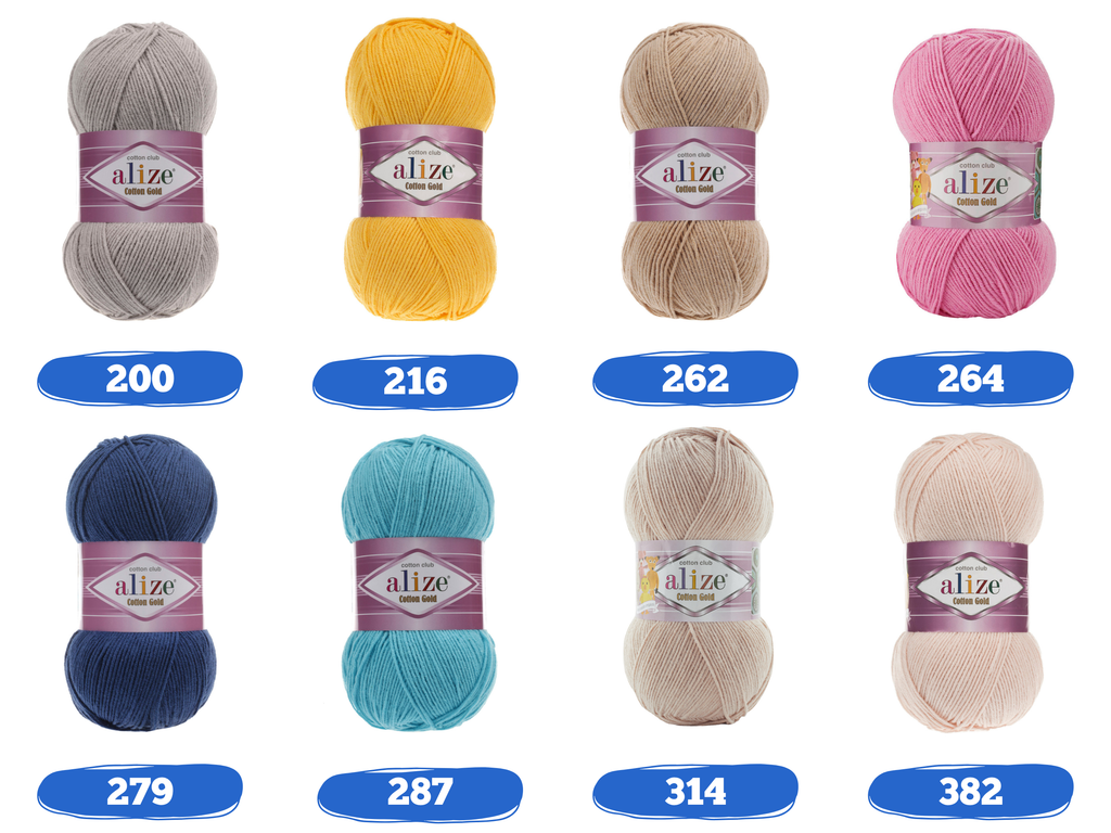 Alize Cotton Gold lanka, Merseröity puuvillalanka, Amigurumi