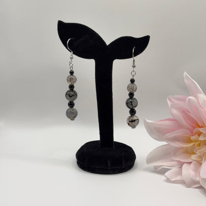 AKAATTI Korvakorut - Maadoittava Luonnonkivi