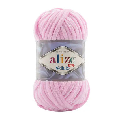 ALIZE Velluto 100g vaaleanpunainen 31 - Pehmeä Samettilanka