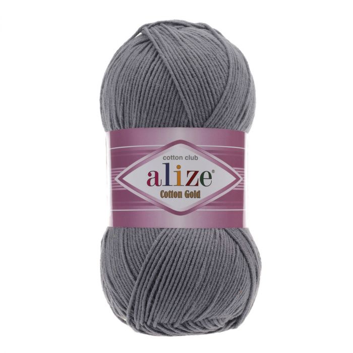 Alize Cotton Gold puuvillalanka 100g harmaa 87