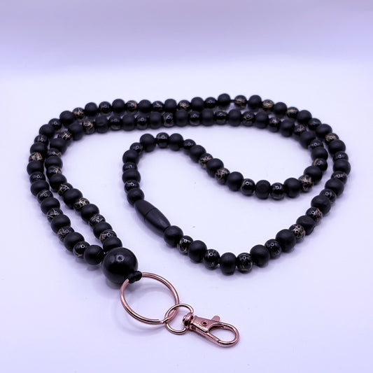 Avainnauha kaulaan musta 80 cm
