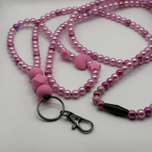 Avainnauha olan yli, pinkki 160 cm