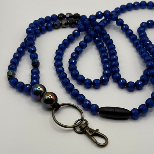 Avainnauha olan yli, sininen 160 cm