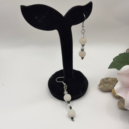 HEARTS Korvakorut - Aventuriini, Lasi & Hematiitti 8cm