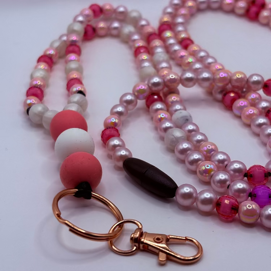 Avainnauha olan yli, pinkki 160 cm