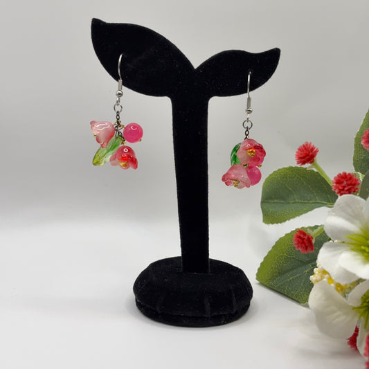 CURRANT Earrings - Glass 5cm