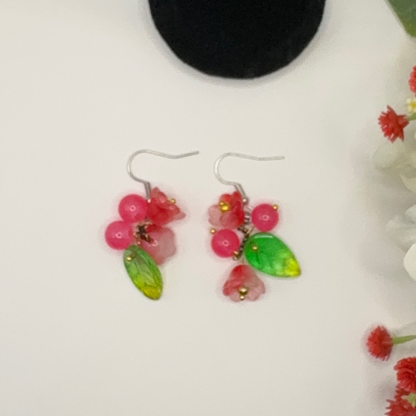 CURRANT Earrings - Glass 5cm