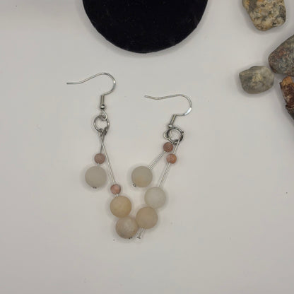 AVENTURIINI & PINK JASPER Korvakorut - Lempeä Harmonia