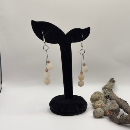 AVENTURIINI & PINK JASPER Korvakorut - Lempeä Harmonia