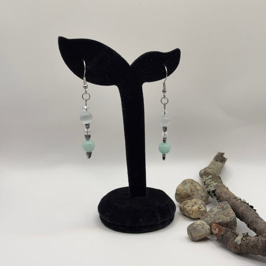 TIGER AVENTURINE - earrings