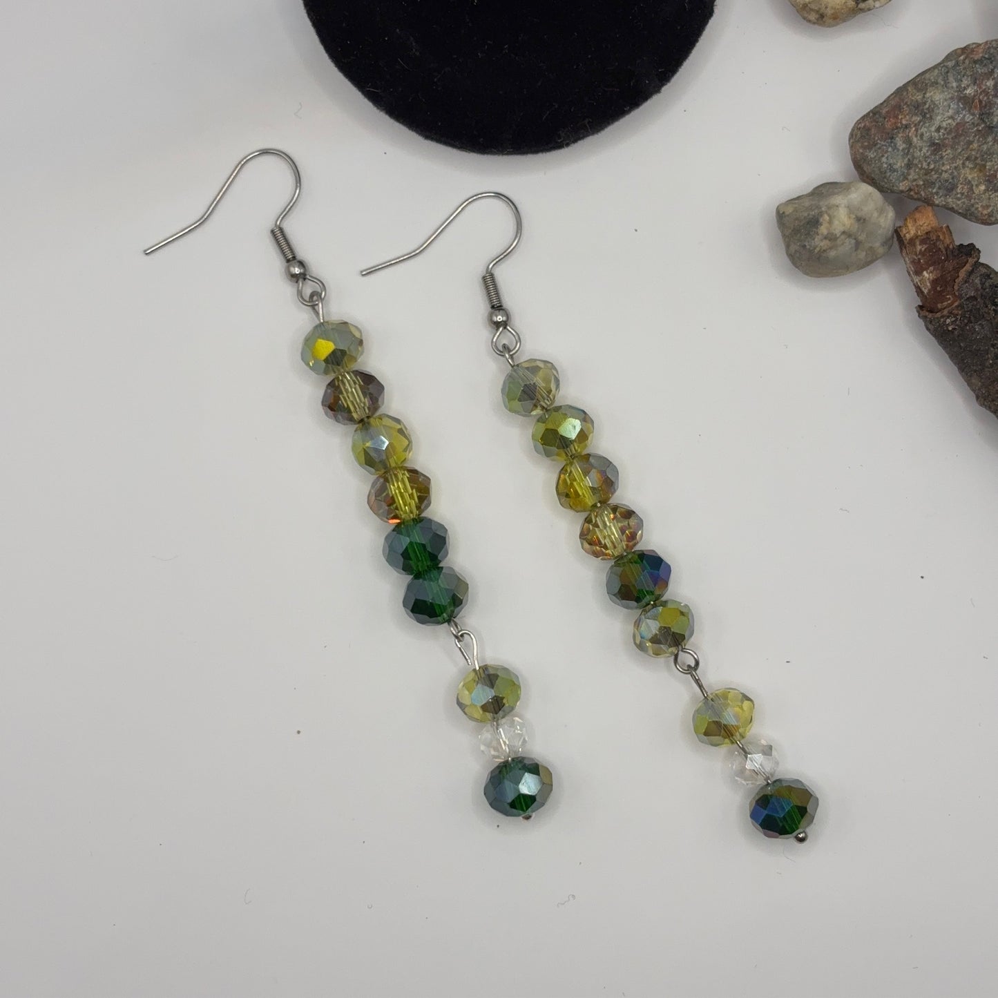 FASETTI Earrings - Faceted Glass 8.5cm