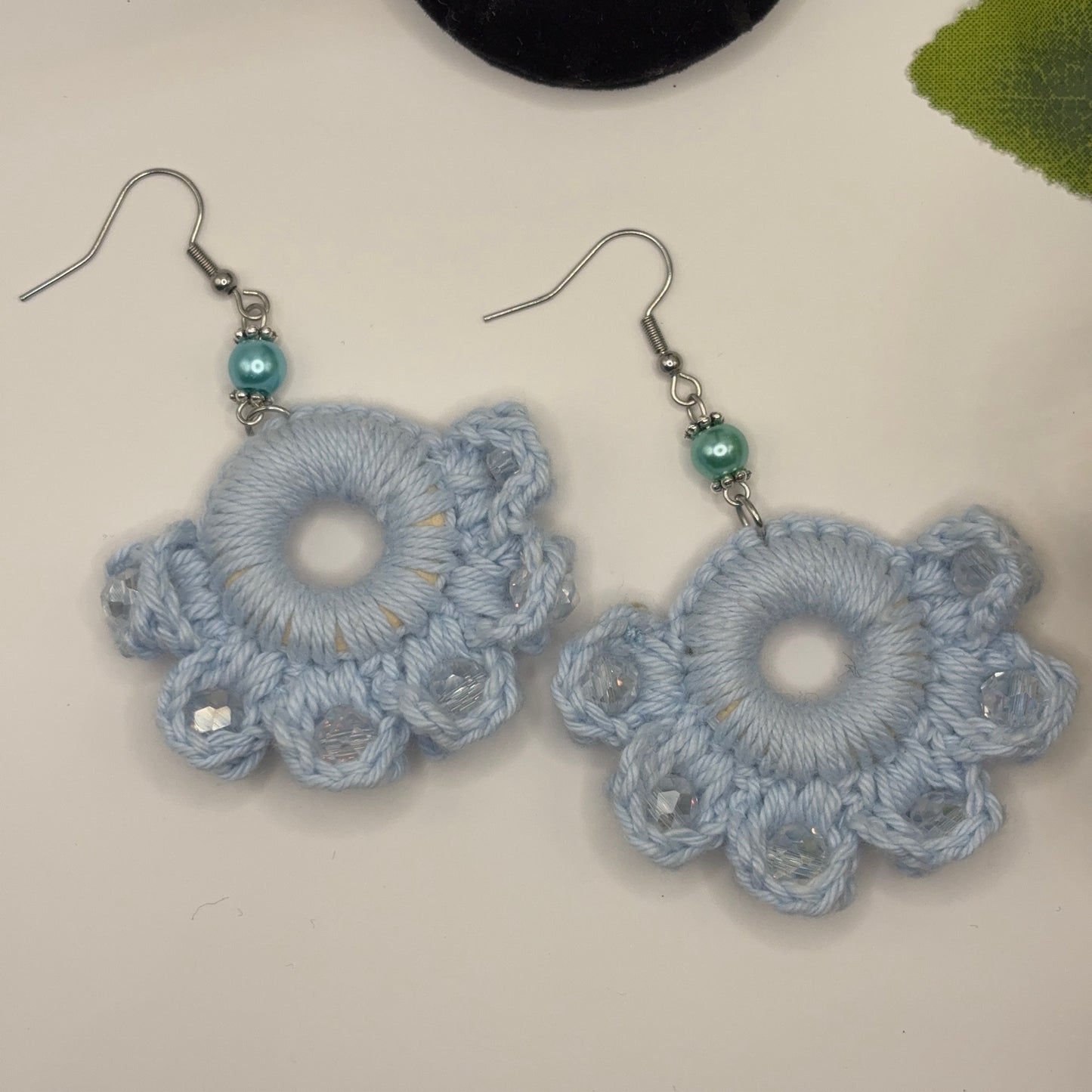 LUMOUS - Crochet Earrings Made of Cotton Yarn