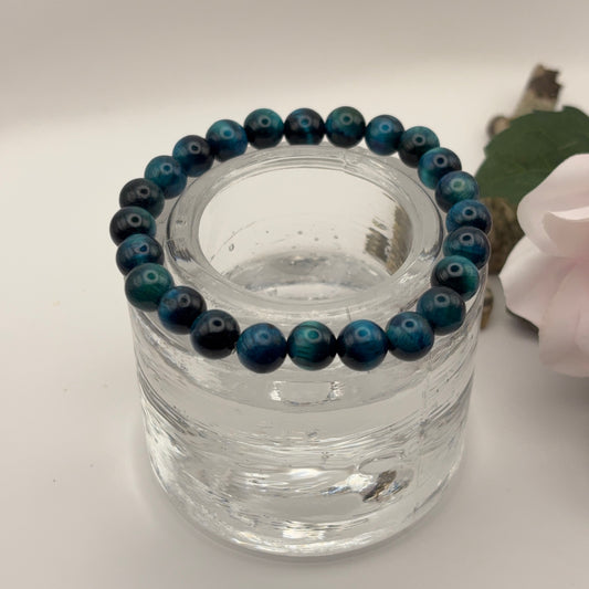 TIGER EYE BLUE - bracelet
