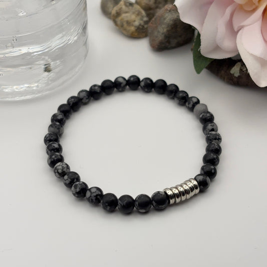 OBSIDIAN - stone bracelet