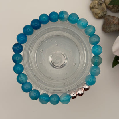 AKAATTI BLUE - uniikki rannekoru