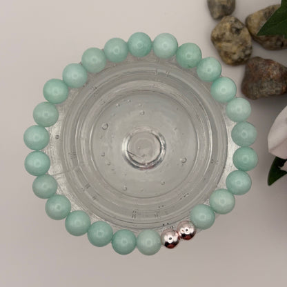 AMAZONIITTI - rannekoru amazoniitti -kivestä