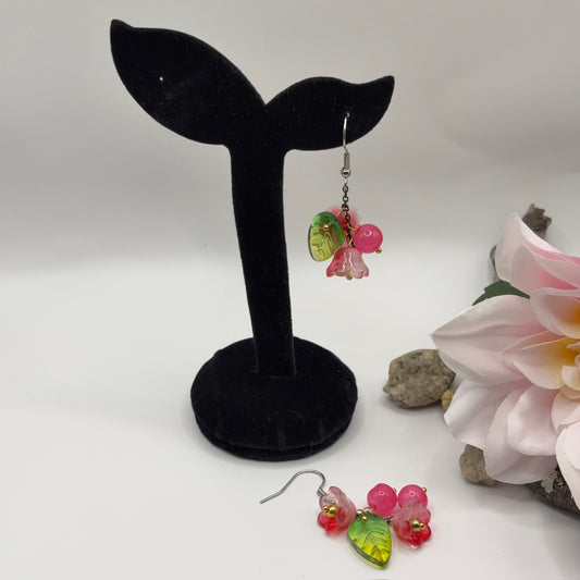 CURRANT Earrings - Glass 5cm