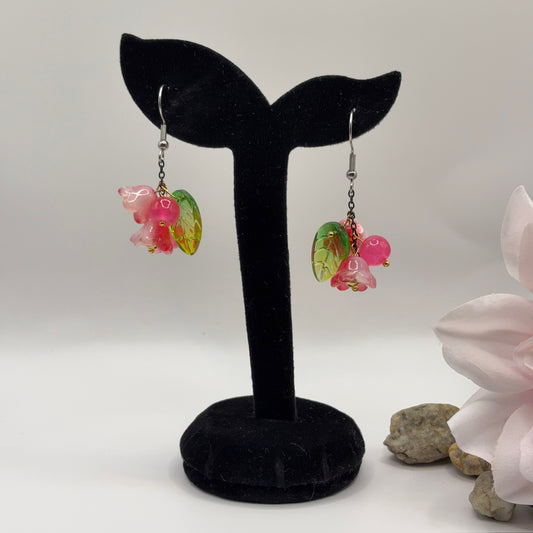 CURRANT Earrings - Glass 5cm