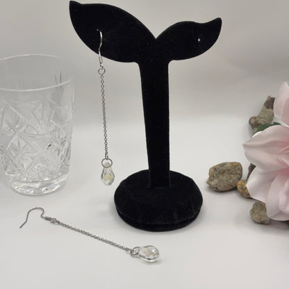 DROP Earrings - Glass 9cm