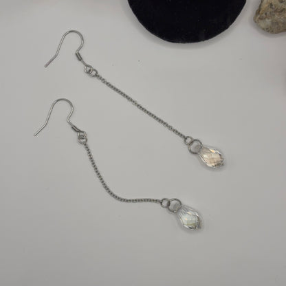 DROP Earrings - Glass 9cm