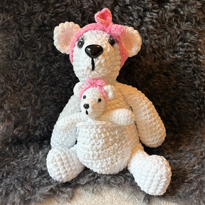 Nalle Hahmo Virkattu - Käsityöhahmo