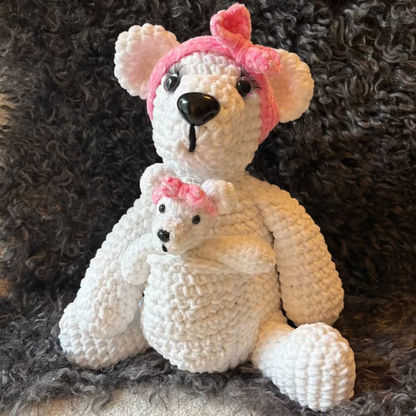 Nalle Hahmo Virkattu - Käsityöhahmo