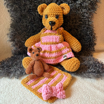 Nalle Hahmo Virkattu - Ainutlaatuinen Käsityöhahmo