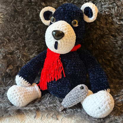 Nalle Hahmo Virkattu - Klassinen Käsityöhahmo