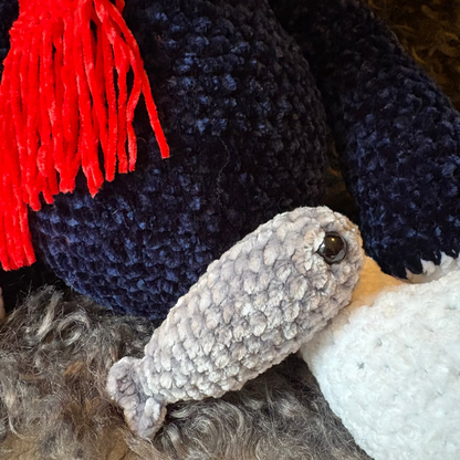 Nalle Hahmo Virkattu - Klassinen Käsityöhahmo